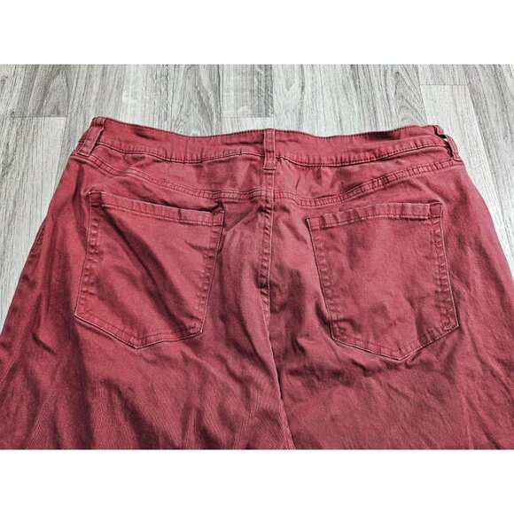 Style & Co Pants Womens 16 Red Curvy Skinny Leg Stretch Denim Jeans Casual - Picture 3 of 12